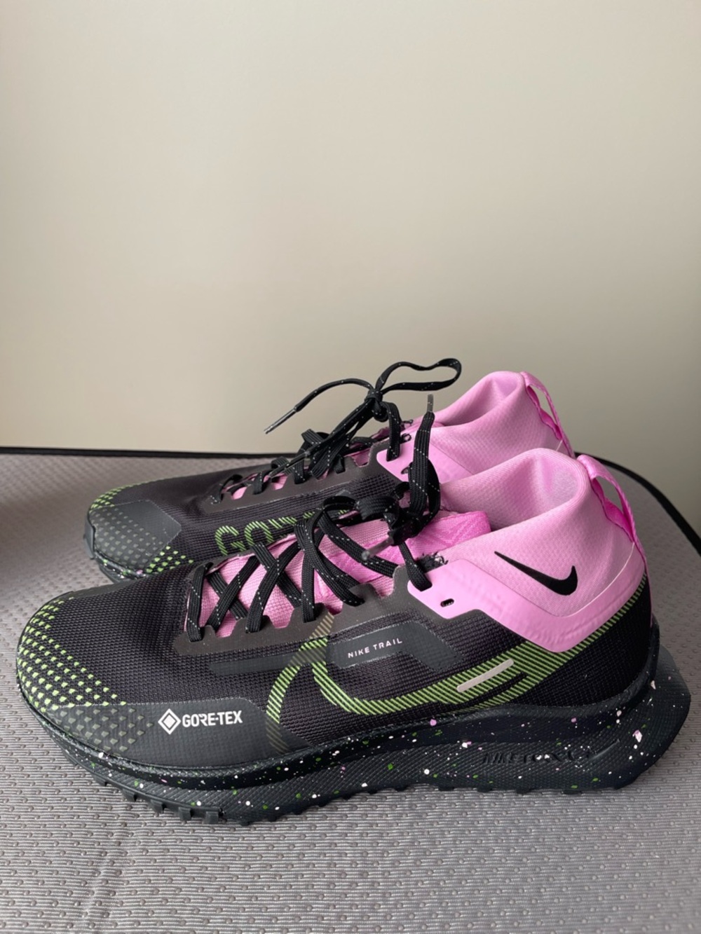 Nike Women's Trail Shoes - Black, Pink & Green Accent